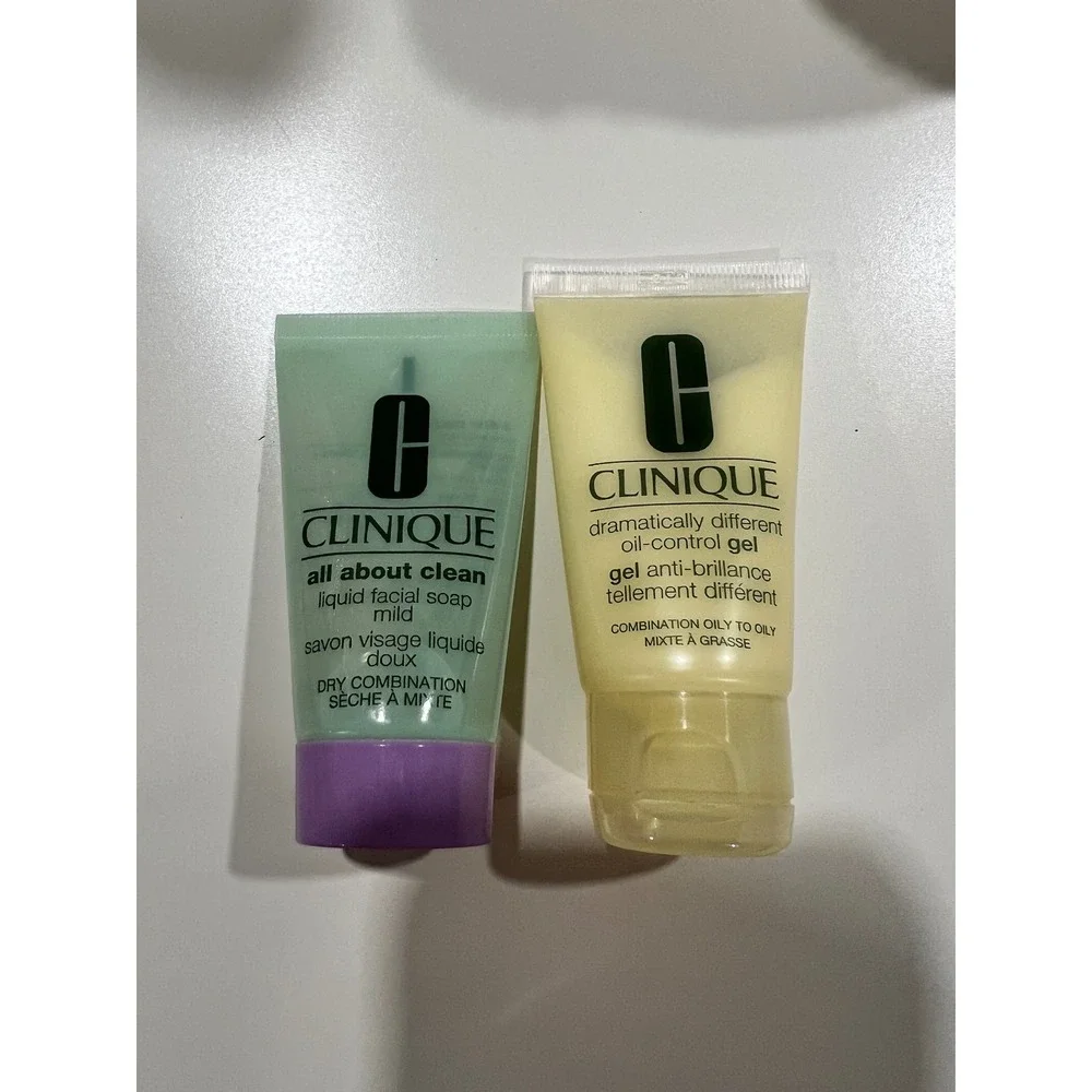 Clinique All About Clean Facial Soap Dramatically Different Oil Control Gel Set